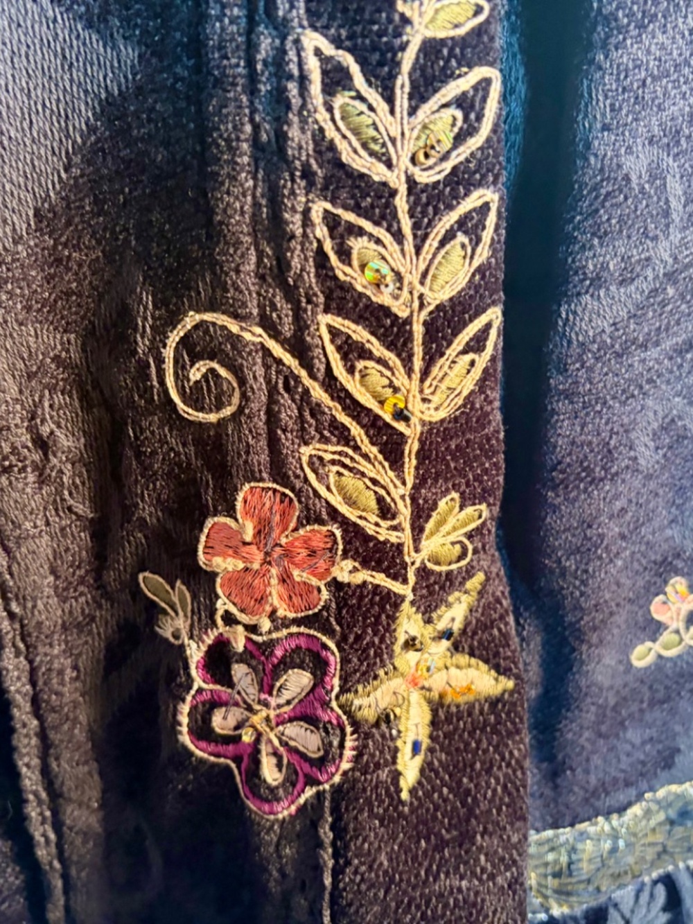 Flashback Embellished Blazer, Black, Size Large - Picture 4 of 11